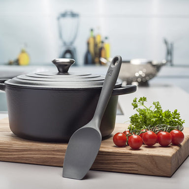 Zeal Silicone Large Spatula Spoon in use