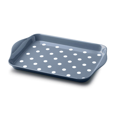 Zeal Mini Dotty Melamine Tray in Provence Blue