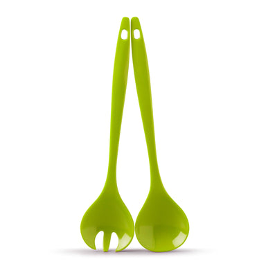 Zeal Melamine Salad Servers in Lime