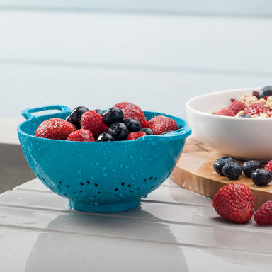 Melamine Colander draining fresh fruit