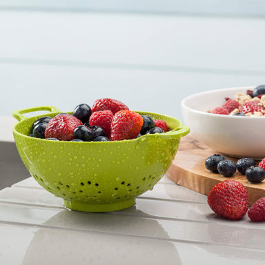 Melamine Colander draining fresh fruit