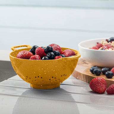 Melamine Colander draining fresh fruit