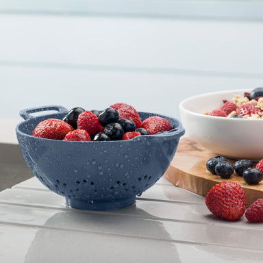 Melamine Colander draining fresh fruit