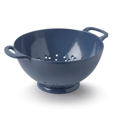 Medium Provence Blue Melamine Colander by Zeal