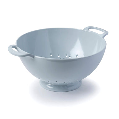 Large Duck Egg Blue Melamine Colander by Zeal