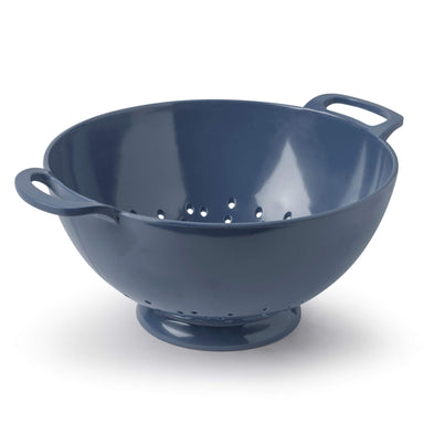 Large Provence Blue Melamine Colander by Zeal