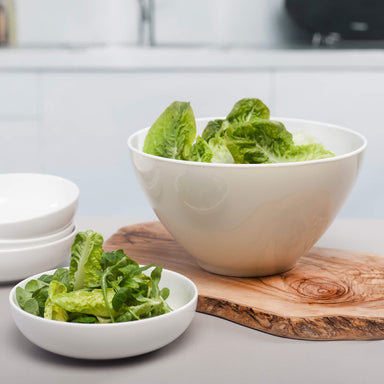 Zeal Melamine Salad Bowl in Cream