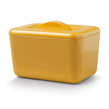 Mustard Melamine Butter Dish by Zeal