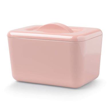 Rose Pink Melamine Butter Dish by Zeal