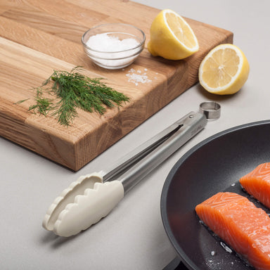 Zeal Silicone Cook’s Tong in Cream