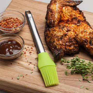 Silicone Basting / Pastry Brush glazing roast chicken