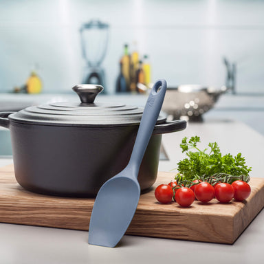 Zeal Silicone Large Spatula Spoon in use