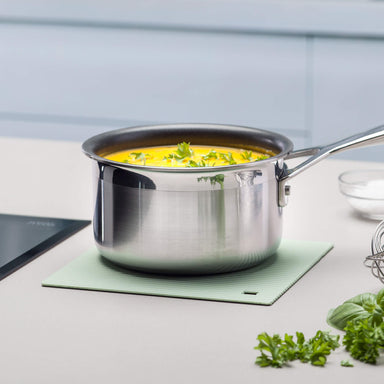 Zeal Silicone Hot Mat with a hot saucepan