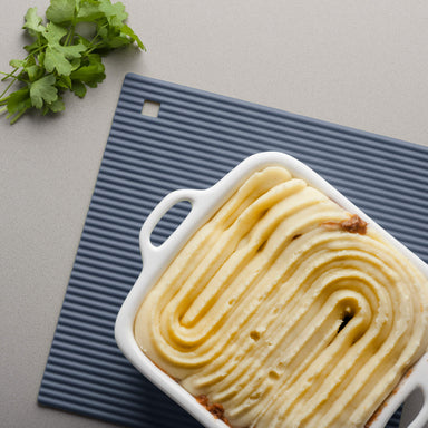 Zeal Silicone Hot Mat with a hot cottage pie