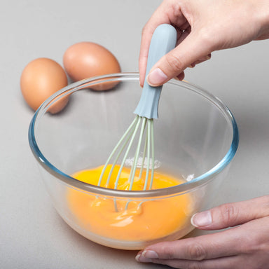 Silicone Mini Sauce Whisk whisking eggs