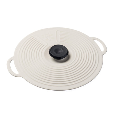 Extra Large Cream Silicone Self Sealing Lid by Zeal