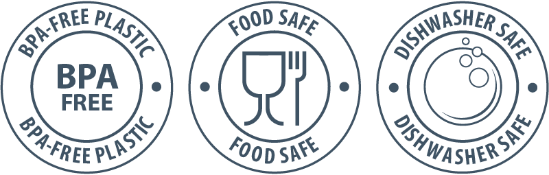 Zeal Melamine BPA Free Plastic, Heat Resistant & Dishwasher Safe